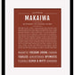 Makaiwa | Name Art Print