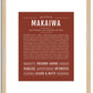 Makaiwa | Name Art Print