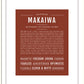 Makaiwa | Name Art Print