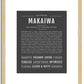 Makaiwa | Name Art Print