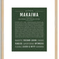 Makaiwa | Name Art Print