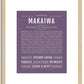 Makaiwa | Name Art Print