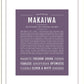 Makaiwa | Name Art Print