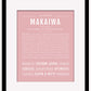 Makaiwa | Name Art Print