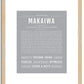 Makaiwa | Name Art Print