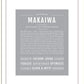Makaiwa | Name Art Print