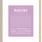 Makaiwa | Name Art Print