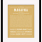 Makaiwa | Name Art Print