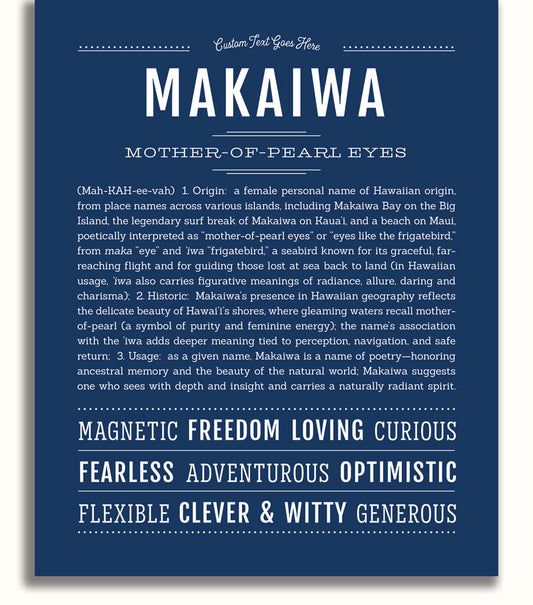 Frame Options | Midnight Blue | White Frame, Matted
