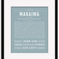 Makaiwa | Name Art Print