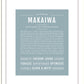 Makaiwa | Name Art Print