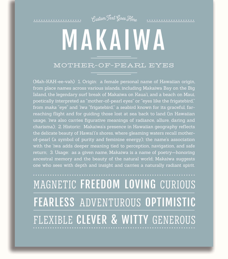 Frame Options | Powder Blue | White Frame, Matted