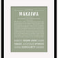 Makaiwa | Name Art Print