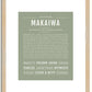 Makaiwa | Name Art Print