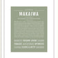 Makaiwa | Name Art Print