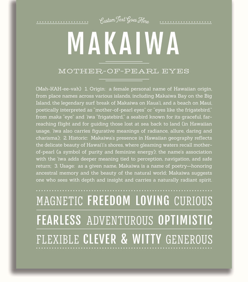 Frame Options | Sage | White Frame, Matted