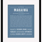Makaiwa | Name Art Print