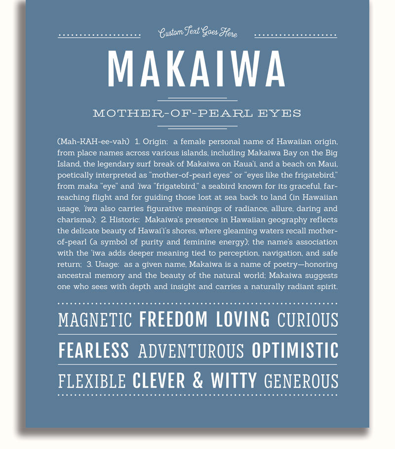 Frame Options | Steele Blue | White Frame, Matted