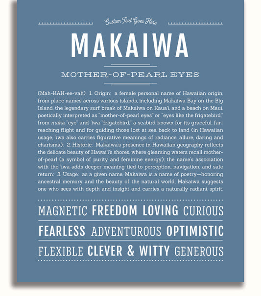 Frame Options | Steele Blue | White Frame, Matted