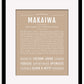 Makaiwa | Name Art Print