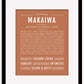 Makaiwa | Name Art Print