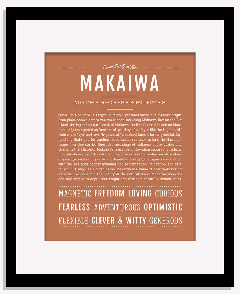 Makaiwa | Name Art Print
