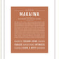 Makaiwa | Name Art Print