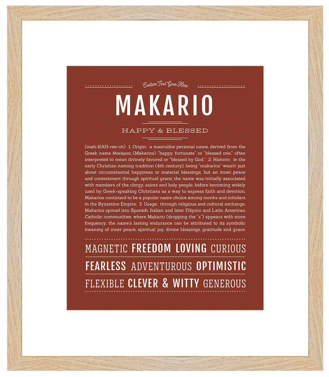 Frame Options | Bordeaux | Maple Frame, Matted