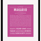 Frame Options | Dark Pink | Black Frame, Matted
