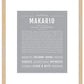 Frame Options | Light Gray | Maple Frame, Matted
