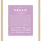 Frame Options | Lilac | Maple Frame, Matted