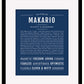 Frame Options | Midnight Blue | Black Frame, Matted