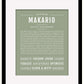 Frame Options | Sage | Black Frame, Matted