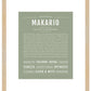 Frame Options | Sage | Maple Frame, Matted