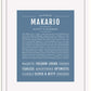 Frame Options | Steele Blue | White Frame, Matted