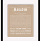 Frame Options | Tan | Black Frame, Matted