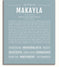 Makayla | Name Art Print – Name Stories