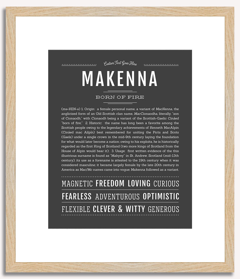 Makenna | Name Art Print