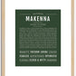 Makenna | Name Art Print