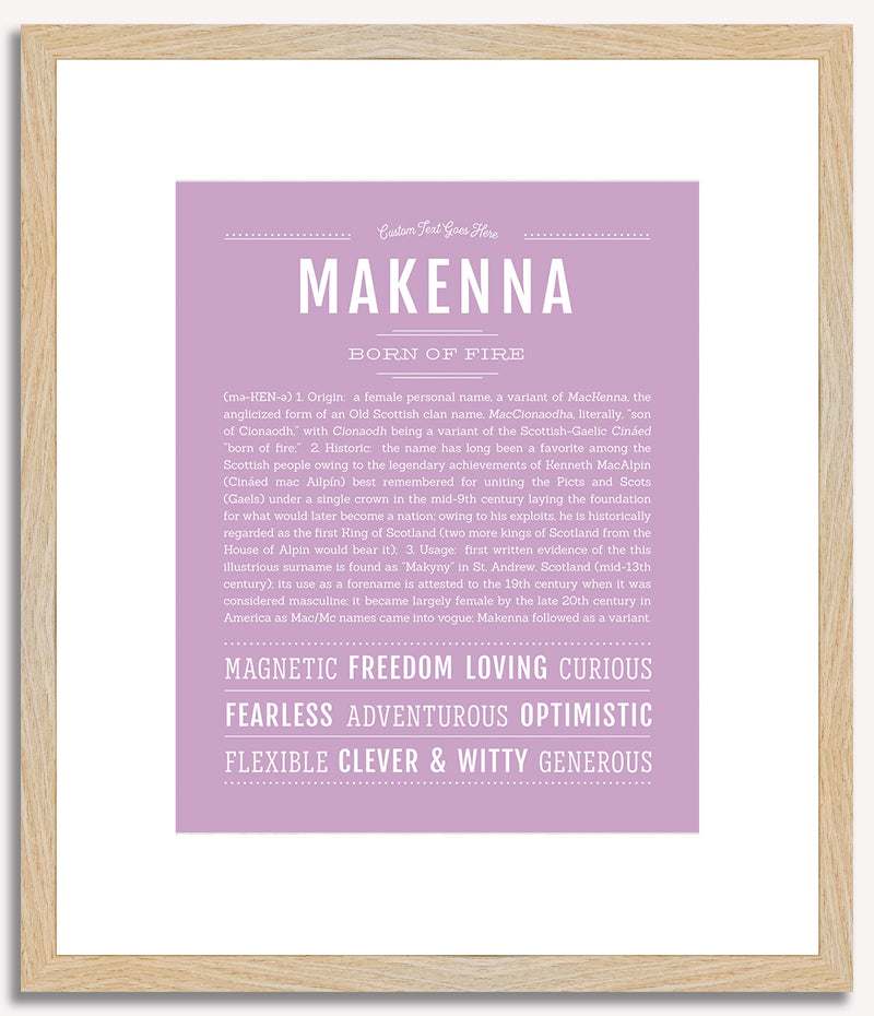 Makenna | Name Art Print