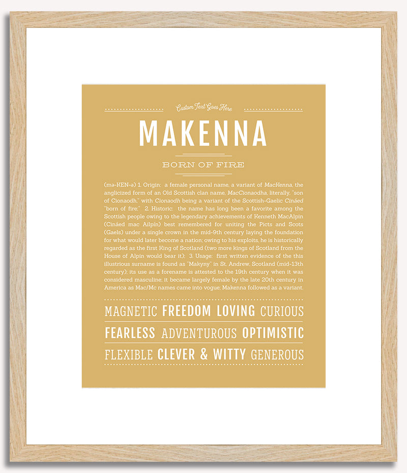 Makenna | Name Art Print