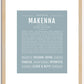 Makenna | Name Art Print