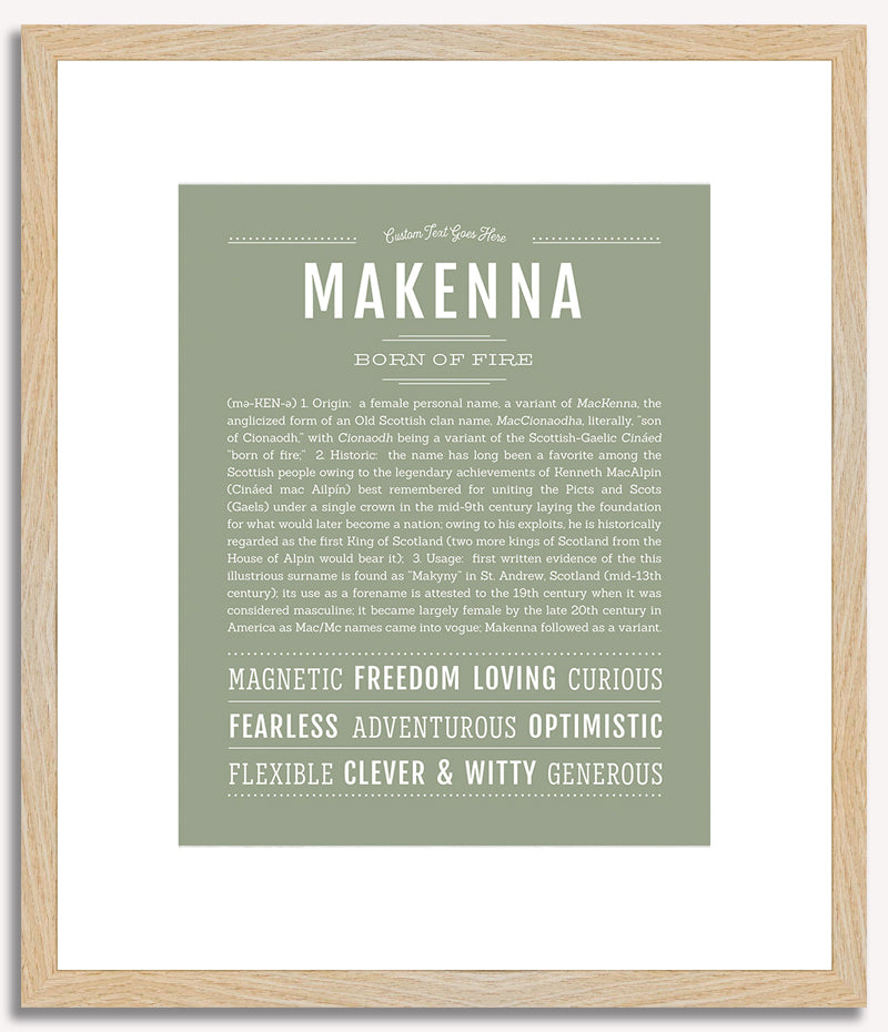 Makenna | Name Art Print