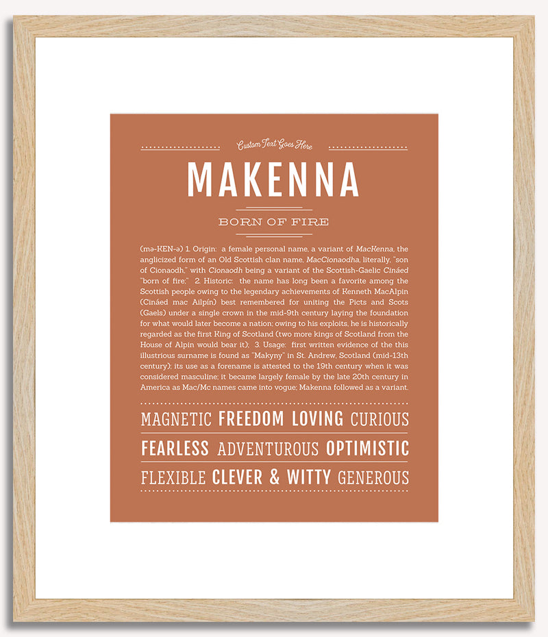 Makenna | Name Art Print