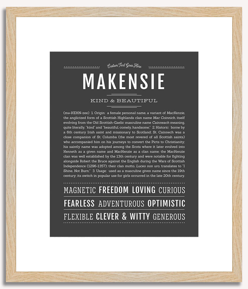 Makensie | Name Art Print