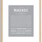 Makensie | Name Art Print