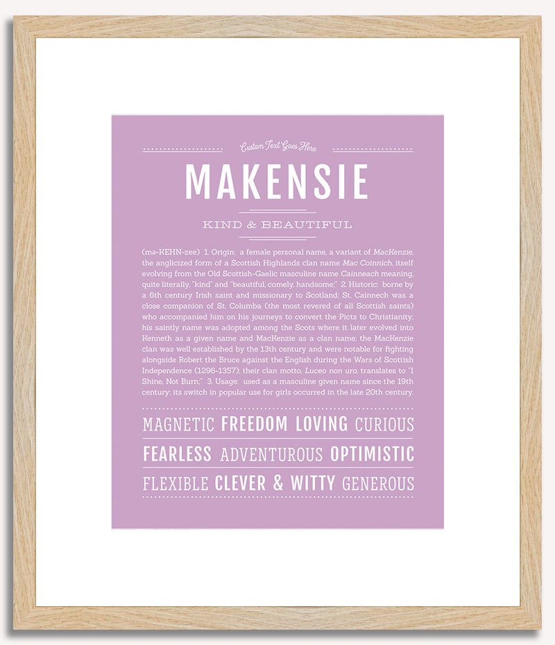 Makensie | Name Art Print