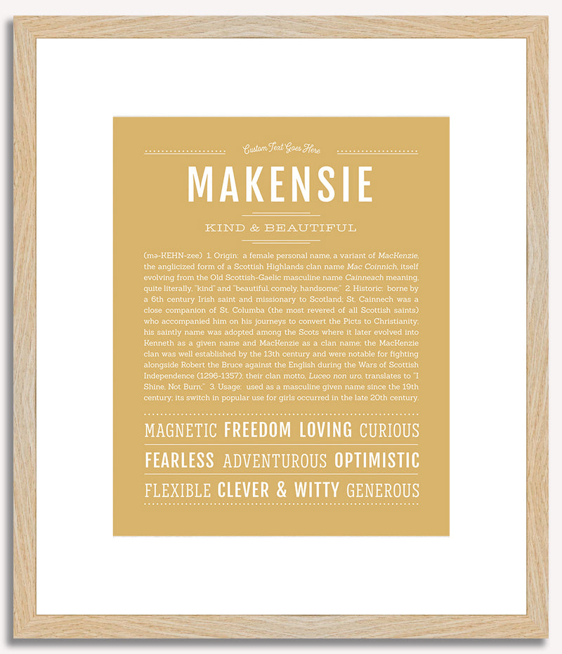 Makensie | Name Art Print