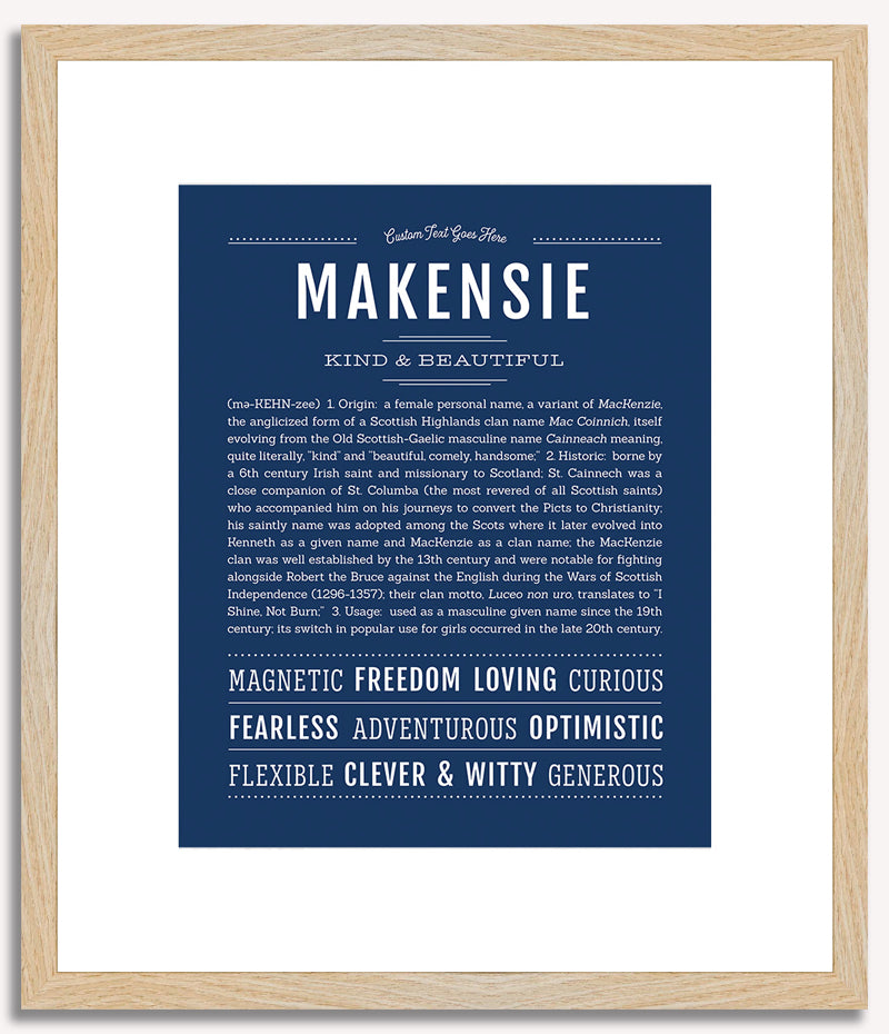 Makensie | Name Art Print