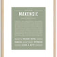 Makensie | Name Art Print